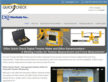 Tablet Screenshot of dillonquickcheck.com